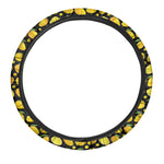 Mango Pattern Print Car Steering Wheel Cover