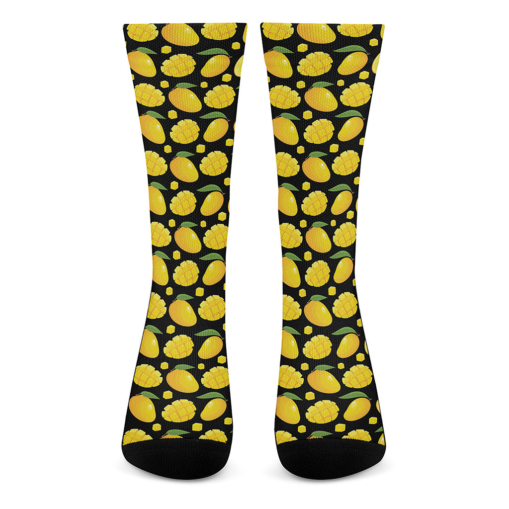 Mango Pattern Print Crew Socks