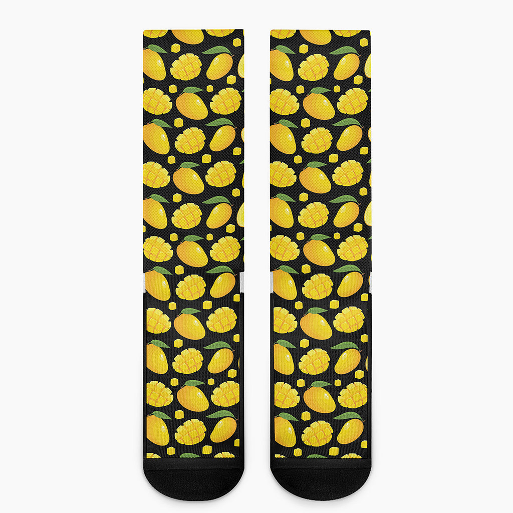 Mango Pattern Print Crew Socks