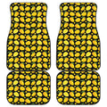 Mango Pattern Print Front and Back Car Floor Mats