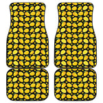 Mango Pattern Print Front and Back Car Floor Mats