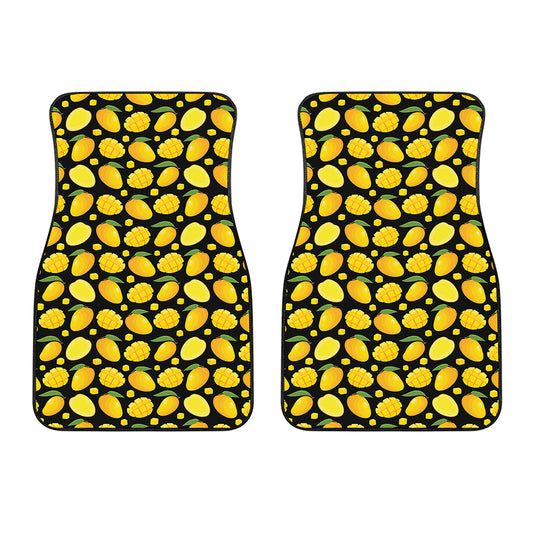 Mango Pattern Print Front Car Floor Mats