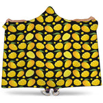 Mango Pattern Print Hooded Blanket