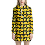 Mango Pattern Print Hoodie Dress