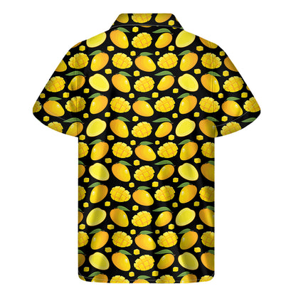Mango Pattern Print Men's Short Sleeve Shirt