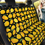 Mango Pattern Print Pet Car Back Seat Cover