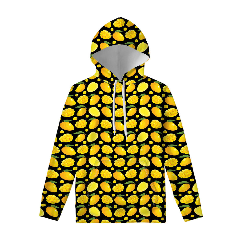Mango Pattern Print Pullover Hoodie