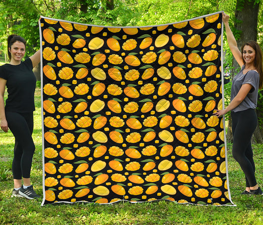 Mango Pattern Print Quilt