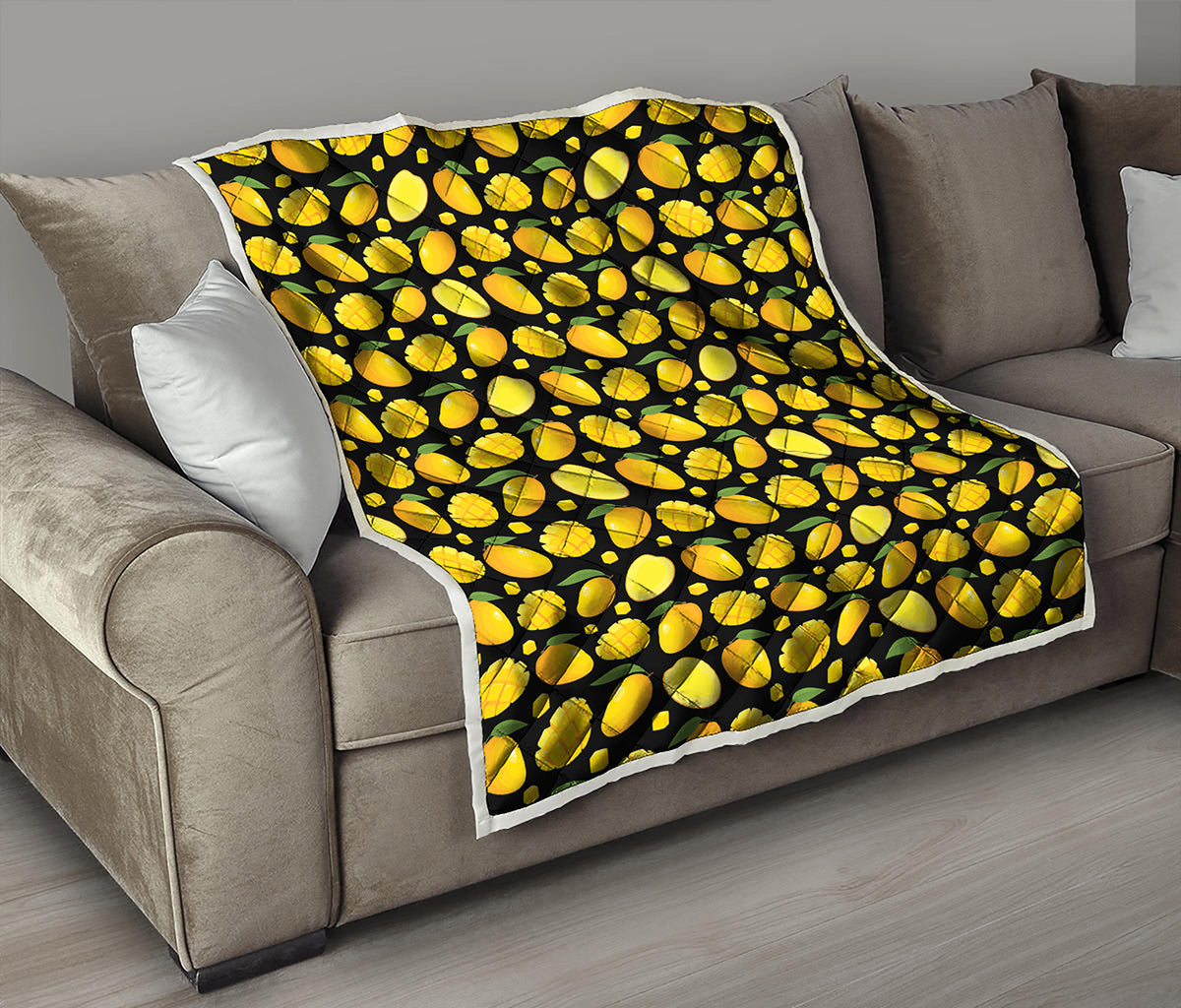 Mango Pattern Print Quilt