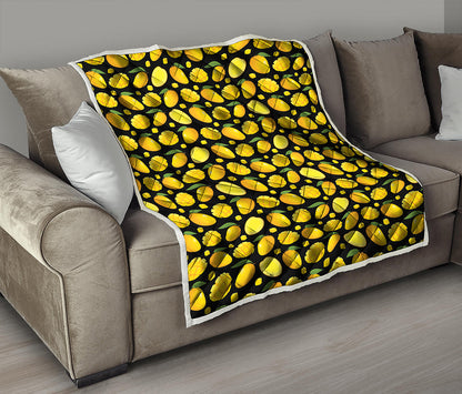 Mango Pattern Print Quilt