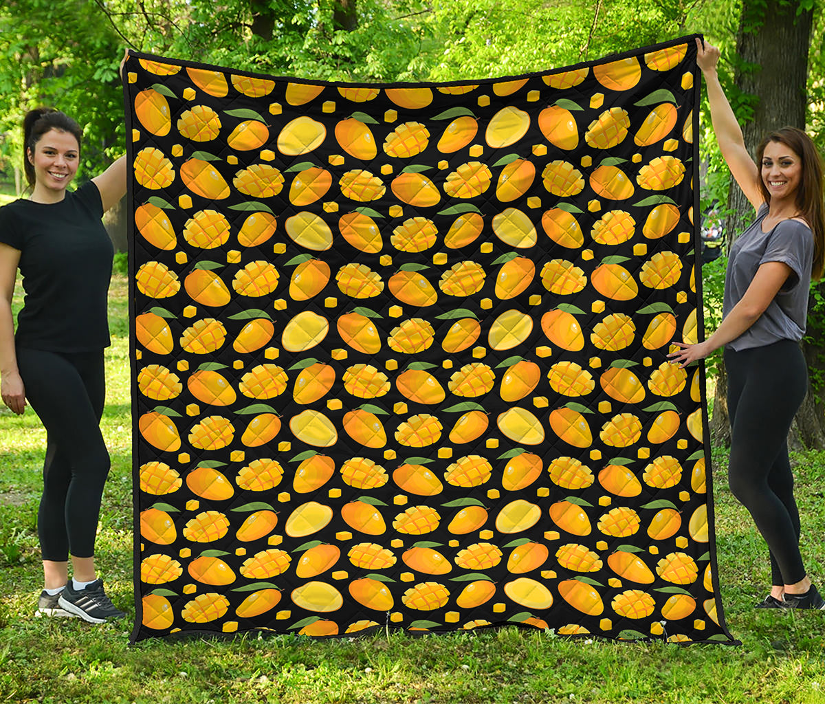 Mango Pattern Print Quilt