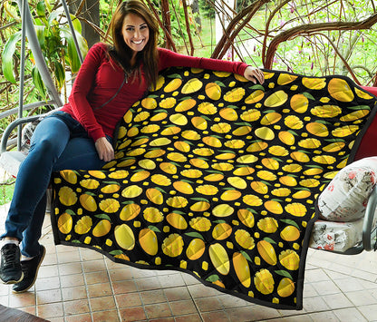 Mango Pattern Print Quilt
