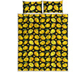 Mango Pattern Print Quilt Bed Set
