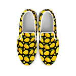 Mango Pattern Print White Slip On Shoes