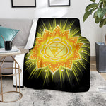 Manipura Chakra Mandala Print Blanket