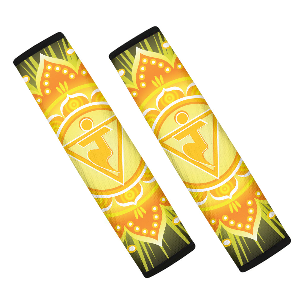 Manipura Chakra Mandala Print Car Seat Belt Covers
