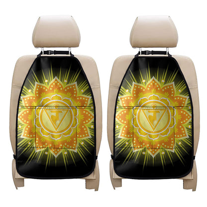Manipura Chakra Mandala Print Car Seat Organizers