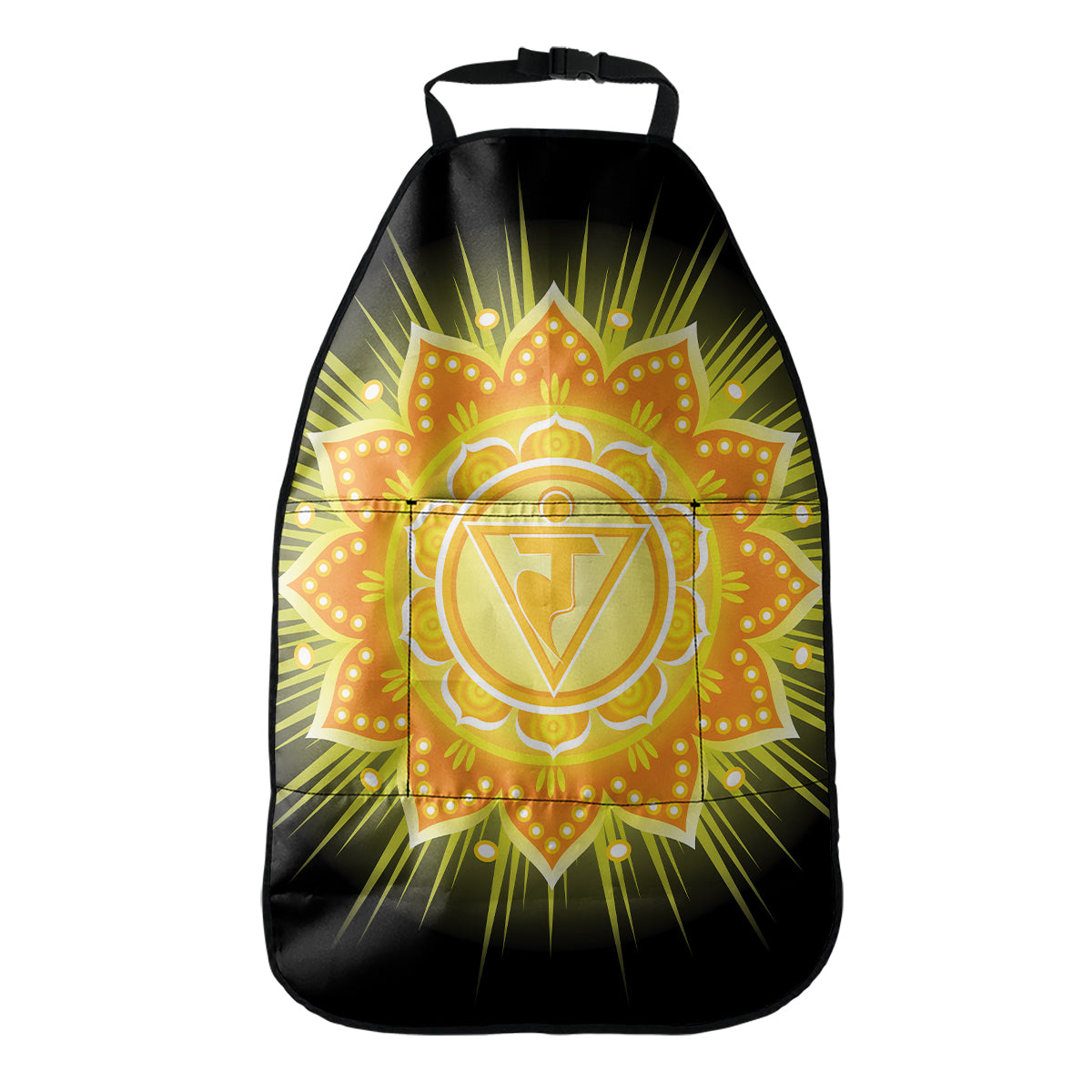 Manipura Chakra Mandala Print Car Seat Organizers