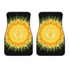 Manipura Chakra Mandala Print Front Car Floor Mats