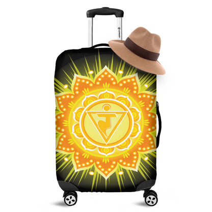 Manipura Chakra Mandala Print Luggage Cover