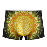 Manipura Chakra Mandala Print Men's Boxer Briefs