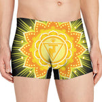 Manipura Chakra Mandala Print Men's Boxer Briefs