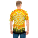 Manipura Chakra Mandala Print Men's T-Shirt