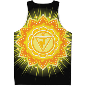 Manipura Chakra Mandala Print Men's Tank Top