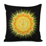 Manipura Chakra Mandala Print Pillow Cover