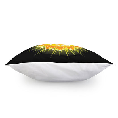 Manipura Chakra Mandala Print Pillow Cover