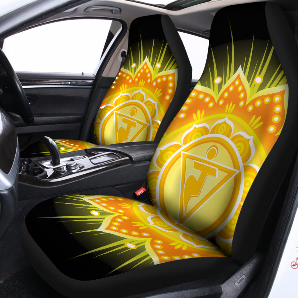 Manipura Chakra Mandala Print Universal Fit Car Seat Covers