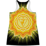 Manipura Chakra Mandala Print Women's Racerback Tank Top