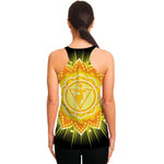 Manipura Chakra Mandala Print Women's Racerback Tank Top