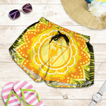 Manipura Chakra Mandala Print Women's Shorts