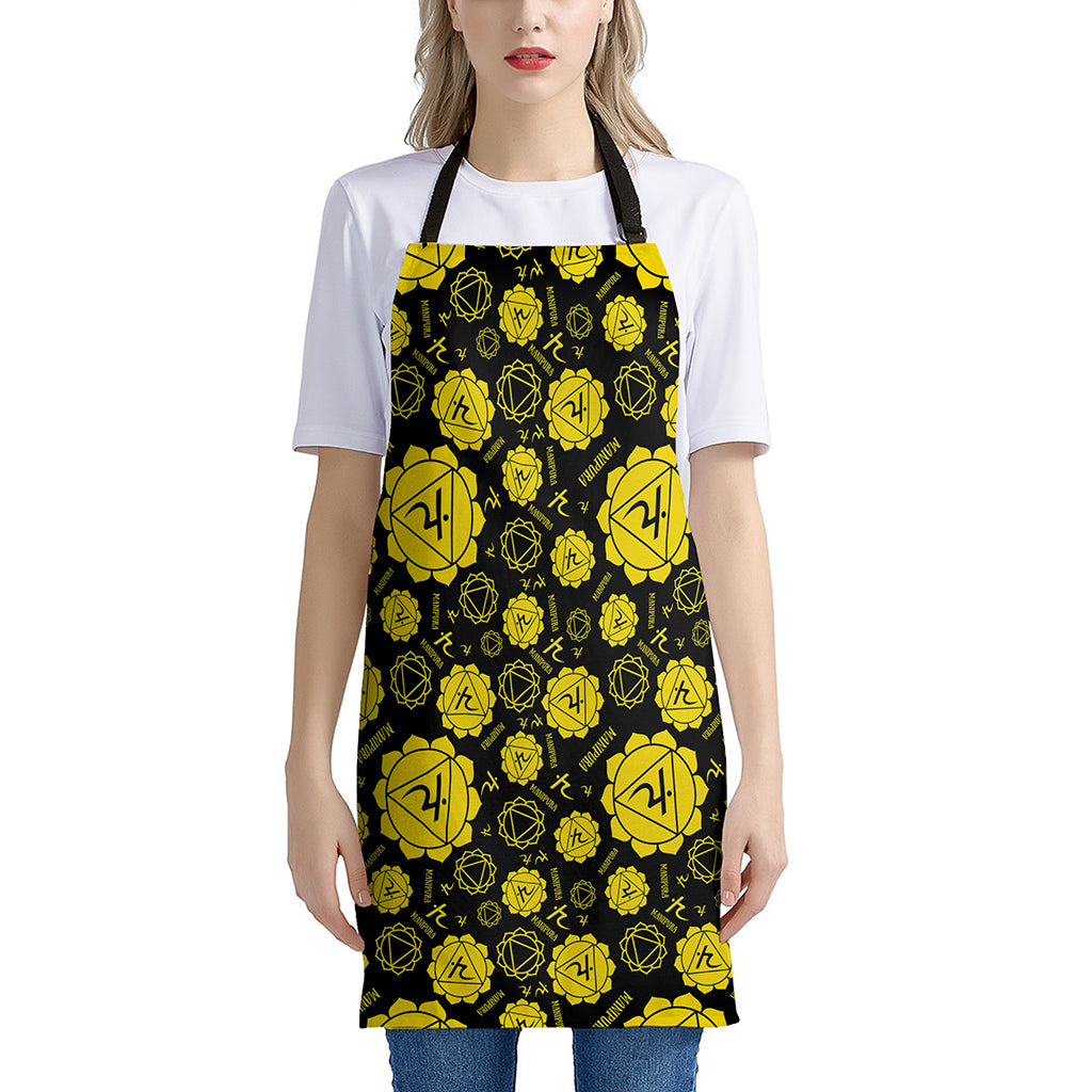 Manipura Chakra Pattern Print Apron