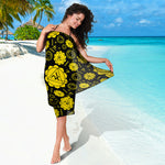 Manipura Chakra Pattern Print Beach Sarong Wrap