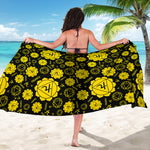 Manipura Chakra Pattern Print Beach Sarong Wrap