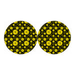 Manipura Chakra Pattern Print Car Coasters