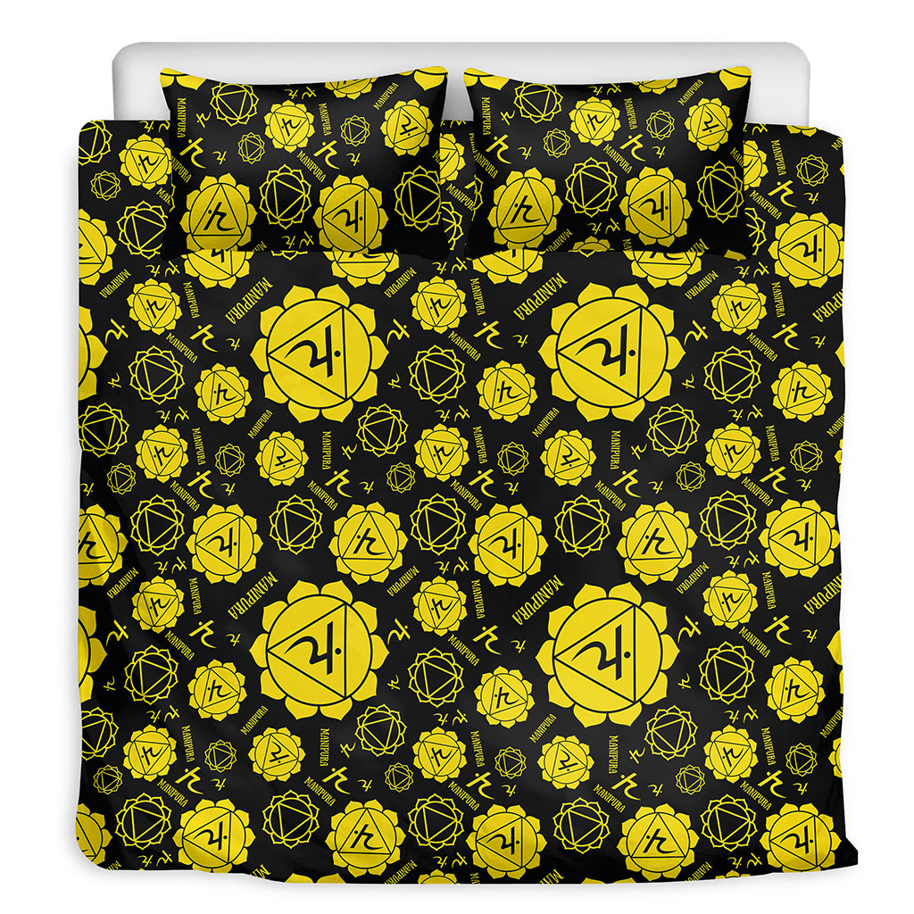 Manipura Chakra Pattern Print Duvet Cover Bedding Set