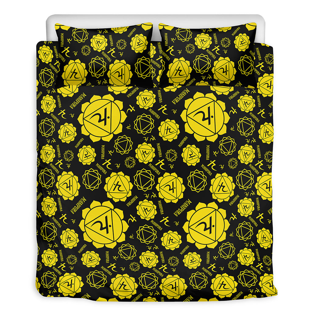 Manipura Chakra Pattern Print Duvet Cover Bedding Set