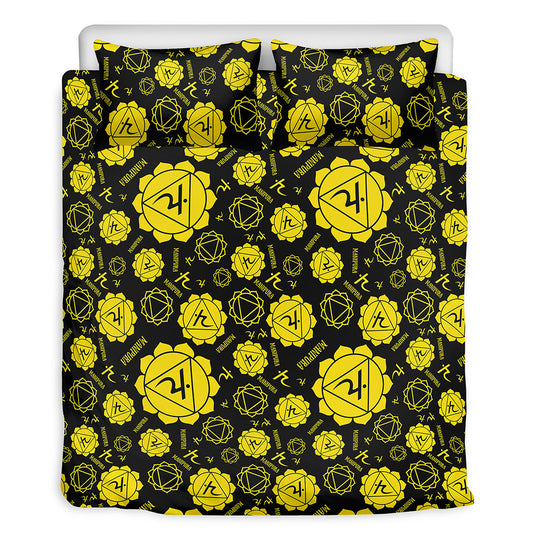 Manipura Chakra Pattern Print Duvet Cover Bedding Set