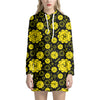 Manipura Chakra Pattern Print Hoodie Dress