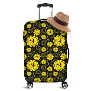 Manipura Chakra Pattern Print Luggage Cover