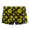 Manipura Chakra Pattern Print Men's Boxer Briefs