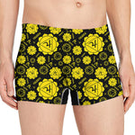 Manipura Chakra Pattern Print Men's Boxer Briefs