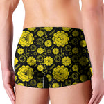 Manipura Chakra Pattern Print Men's Boxer Briefs