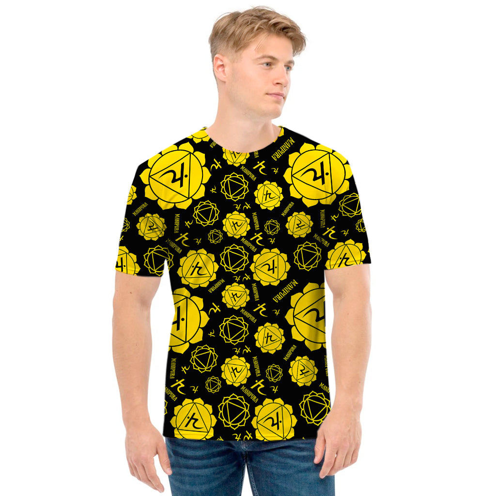 Manipura Chakra Pattern Print Men's T-Shirt