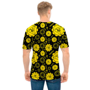 Manipura Chakra Pattern Print Men's T-Shirt