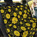 Manipura Chakra Pattern Print Pet Car Back Seat Cover