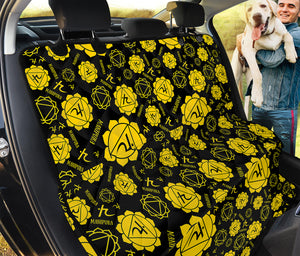 Manipura Chakra Pattern Print Pet Car Back Seat Cover